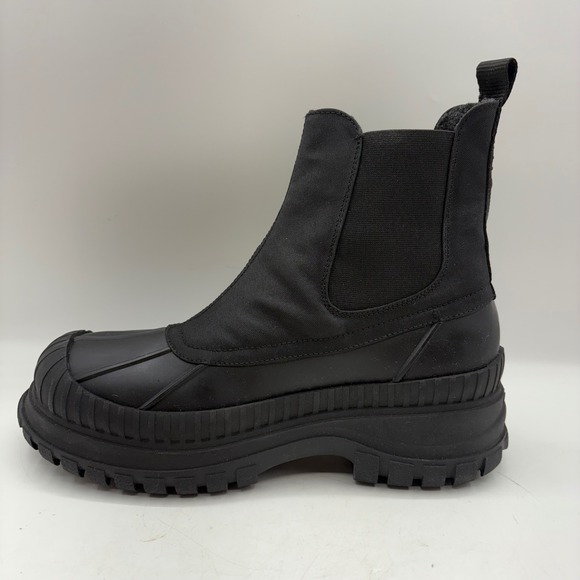 Ganni Outdoor Chelsea Boots Rubber Canvas Lug Sole Waterproof Size 38 US 7.5-8 - Picture 5 of 10